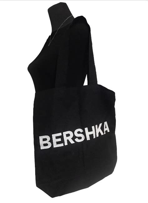 bershka black tote bag.